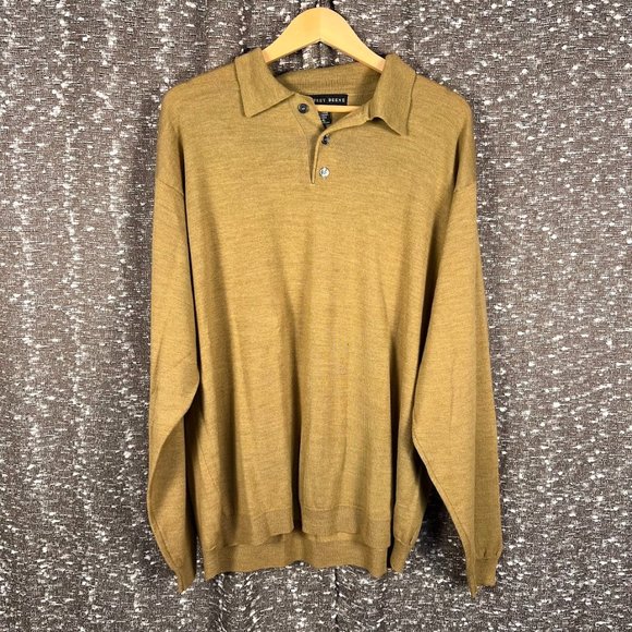 Geoffrey Beene Super Soft Long Sleeve Polo - Picture 1 of 6